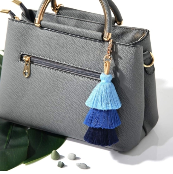 Bohemian Handmade Fringe Cute Keychains for Handbag/Purse - Picture 4 of 6